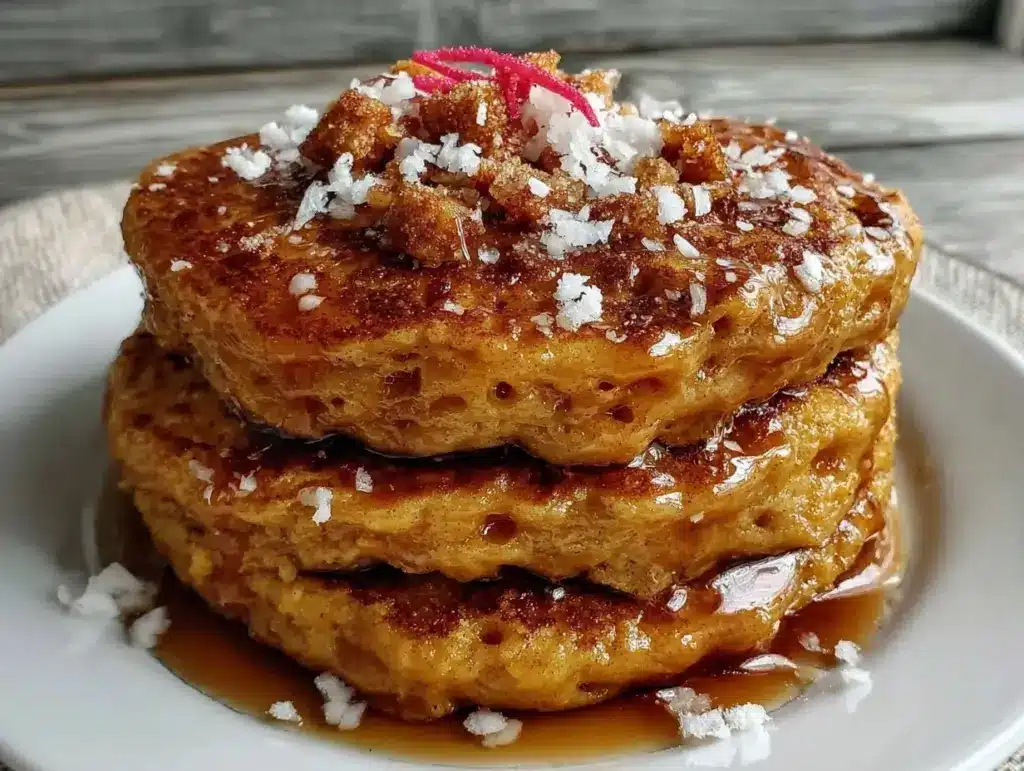 extra-fluffy pumpkin spice pancakes - featured image