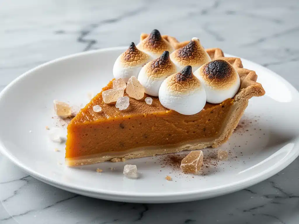 fall brown sugar sweet potato pie - featured image