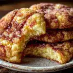 fall chai spiced snickerdoodle cookies - featured image