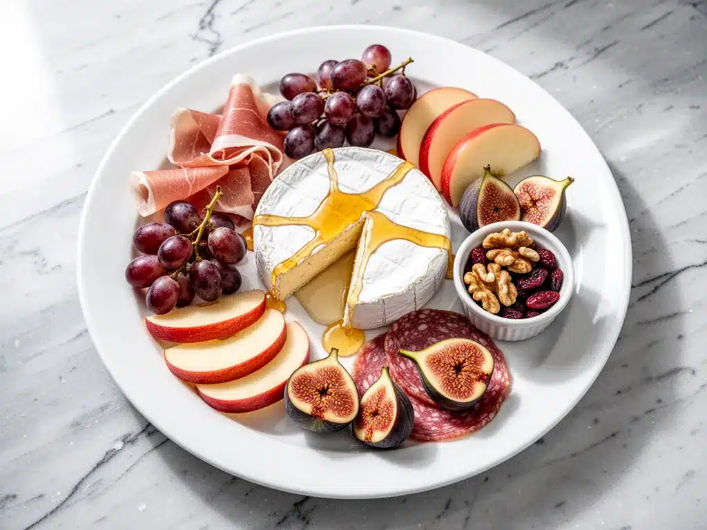 Fall Charcuterie Board: 5-Step Roasted Grapes & Honey Brie 4 fall charcuterie board with roasted grapes and honey brie preparation steps