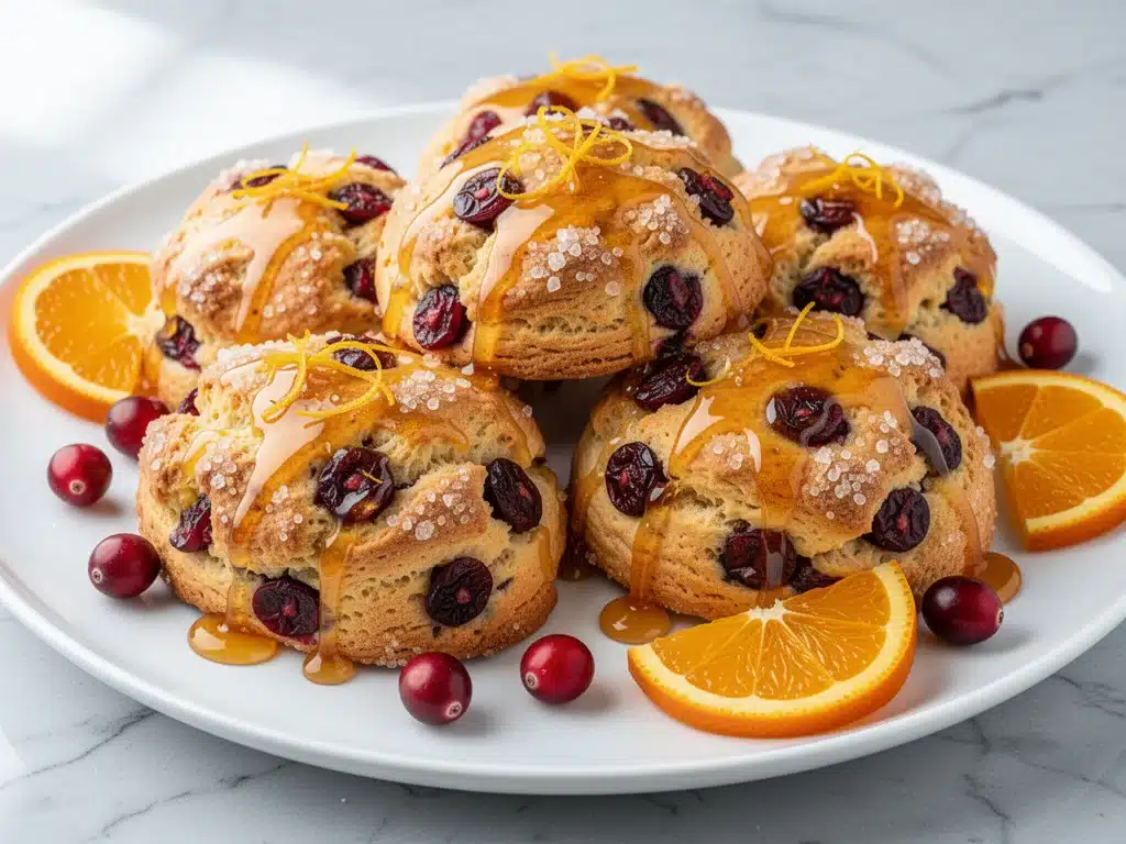 Fall Cranberry Orange Scones - featured image