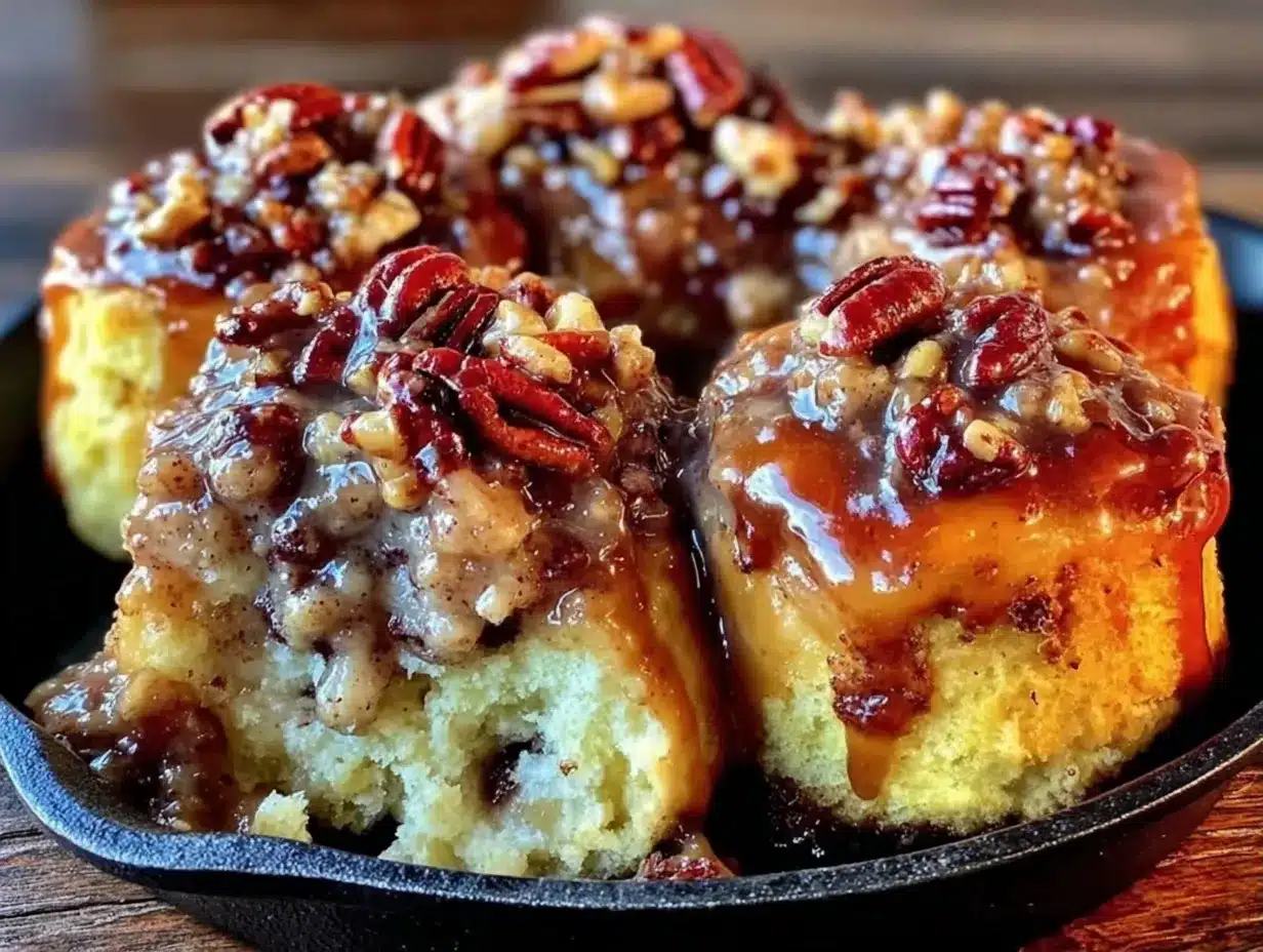 Fall Maple Pecan Sticky Buns: Easy Small Batch Recipe 4 fall maple pecan sticky buns preparation steps