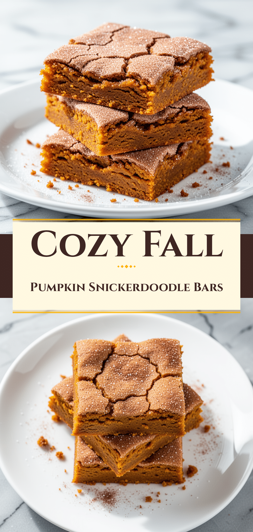 Fall Pumpkin Snickerdoodle Bars: Easy Cozy Weekend Treat 5 Fall Pumpkin Snickerdoodle Bars recipe