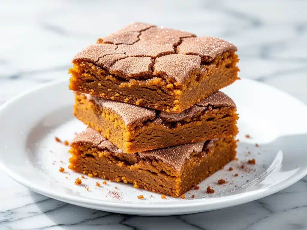 Fall Pumpkin Snickerdoodle Bars - featured image