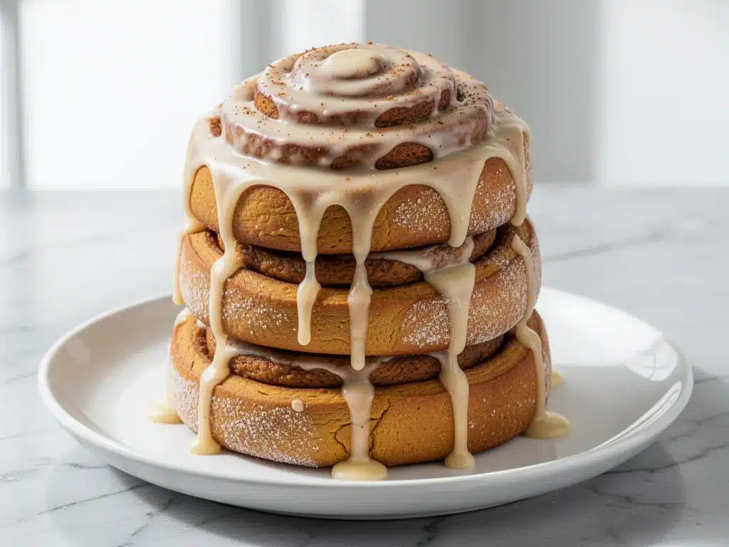Fall Pumpkin Spice Cinnamon Rolls - featured image