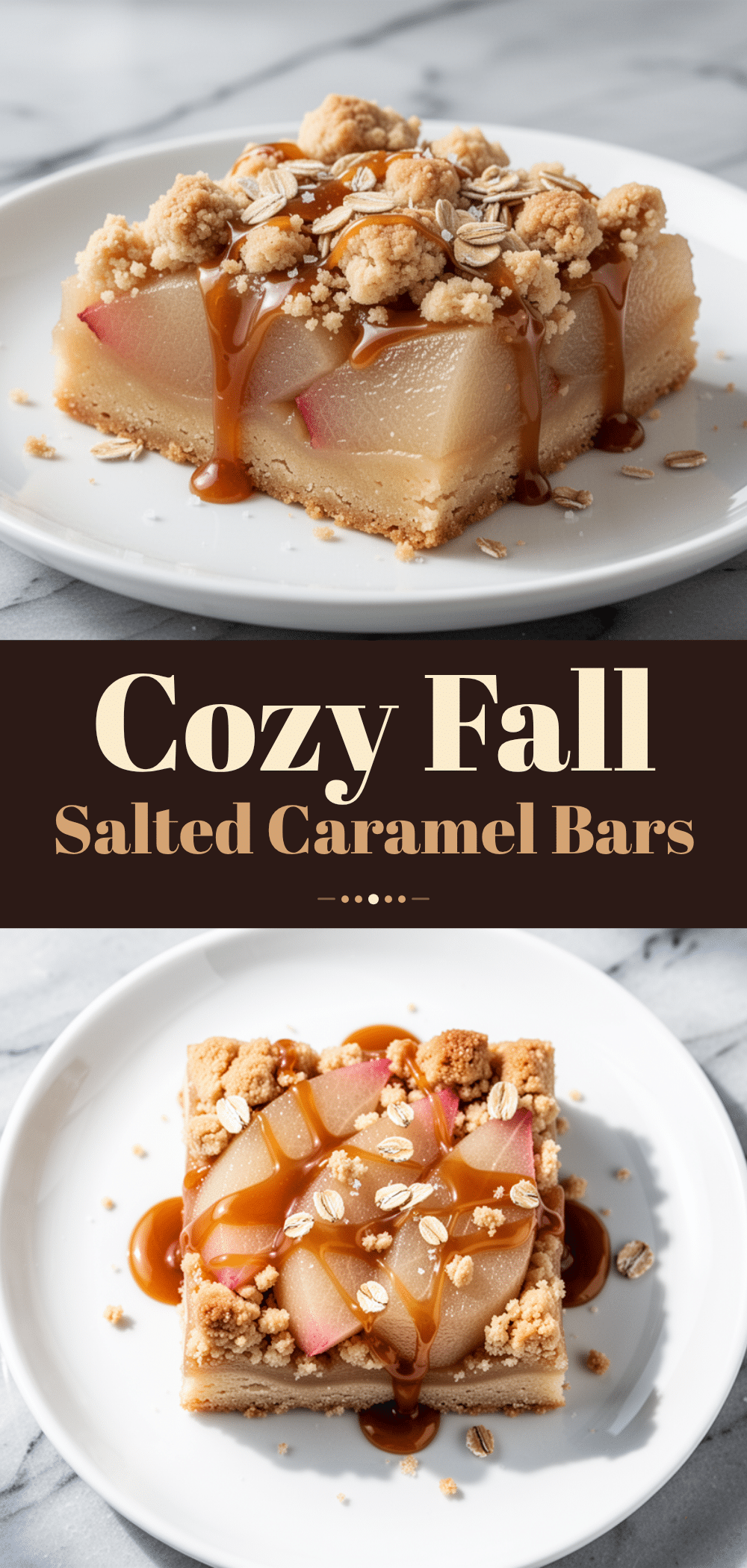 Fall Salted Caramel Pear Crumble Bars: Easy Recipe 5 Fall Salted Caramel Pear Crumble Bars recipe