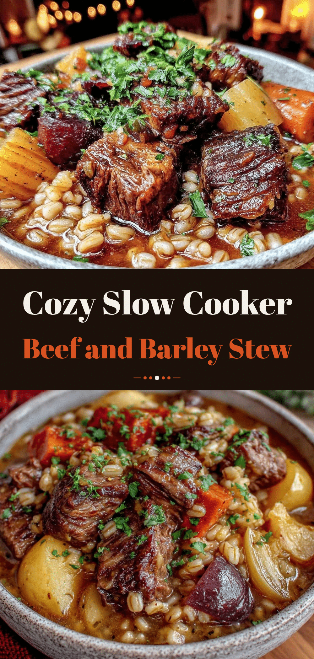 Fall Slow Cooker Beef and Barley Stew: Easy Batch Freezer Meals 5 fall slow cooker beef and barley stew recipe