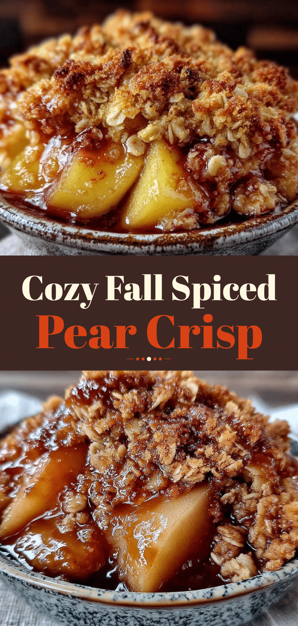 Fall Spiced Pear Crisp: Best Easy Holiday Dessert 5 fall spiced pear crisp recipe