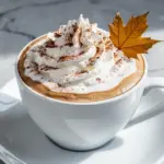 fall toasted maple latte - featured image