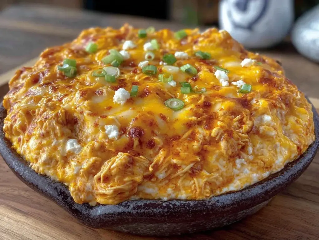 football party buffalo chicken dip - featured image