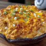 football party buffalo chicken dip - featured image