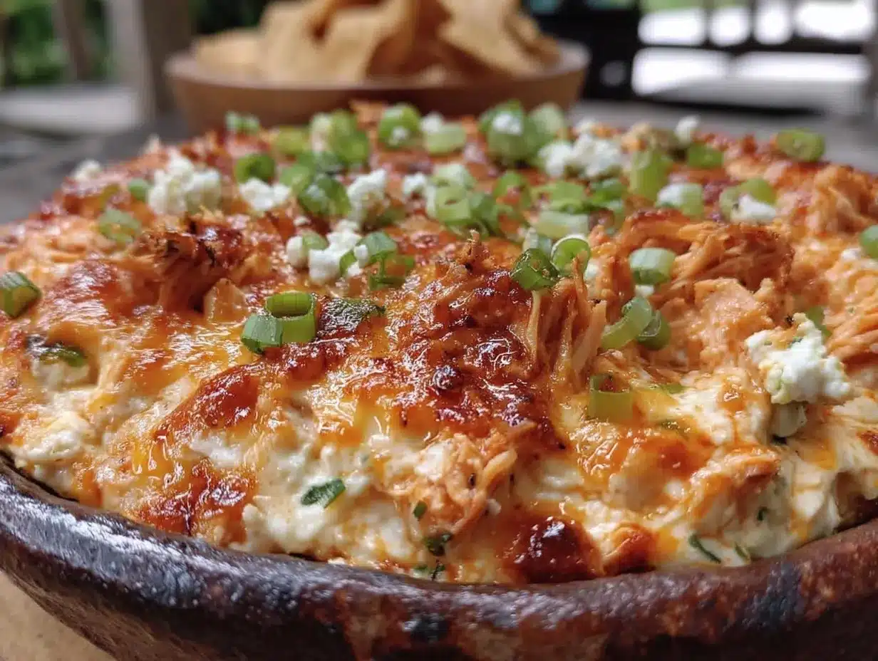 Football Party Buffalo Chicken Dip: The Way My Nana Made It 4 football party buffalo chicken dip preparation steps