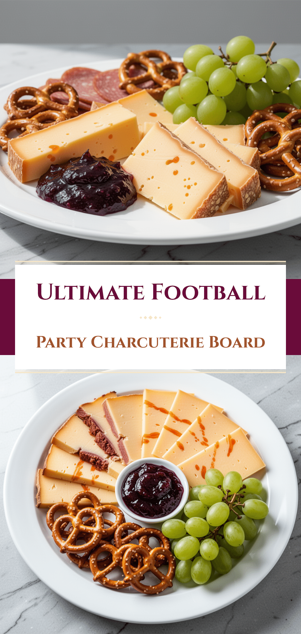 Football Party Charcuterie Board with Smoked Cheddar 5 football party charcuterie board recipe