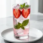 fresh strawberry basil lemonade - featured image