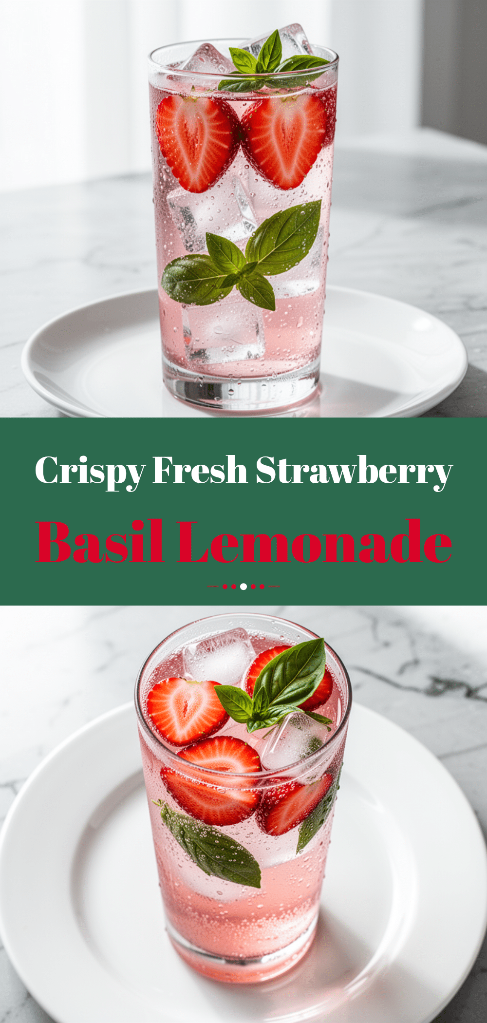 Fresh Strawberry Basil Lemonade: Easy Summer Sparkling Drink 5 fresh strawberry basil lemonade recipe