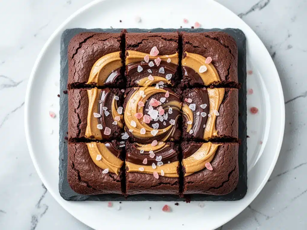 Fudgy Peanut Butter Swirl Brownies: Easiest Dessert 4 fudgy peanut butter swirl brownies preparation steps