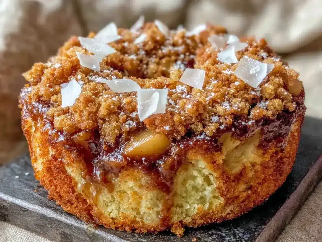 gluten-free apple cinnamon coffee cake - featured image