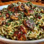 gluten-free creamy mushroom stroganoff - featured image