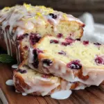 gluten-free lemon blueberry loaf - featured image