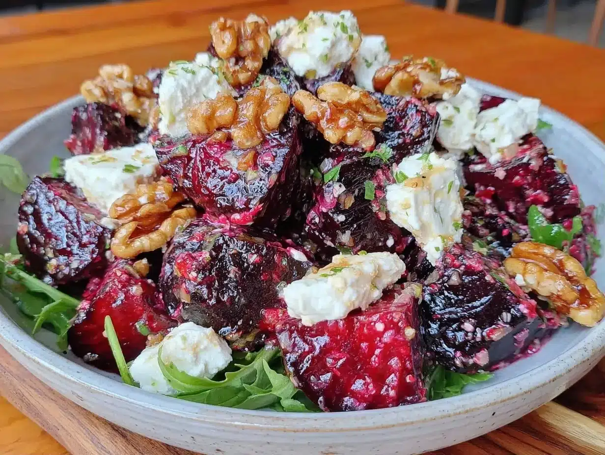 Harvest Roasted Beet and Goat Cheese Salad: Make It Once, Eat 4 Times 4 harvest roasted beet and goat cheese salad preparation steps