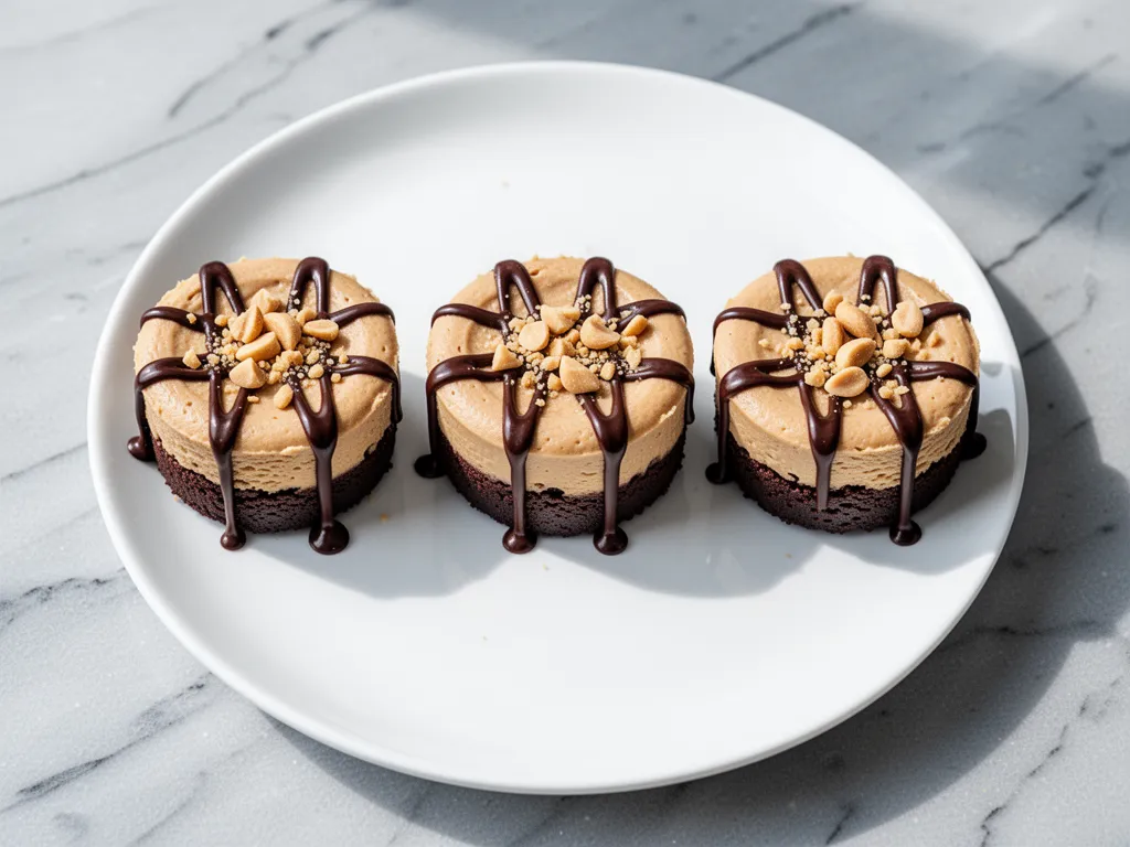 High-Protein Chocolate Peanut Butter Cheesecake Cups 4 high-protein chocolate peanut butter cheesecake cups preparation steps