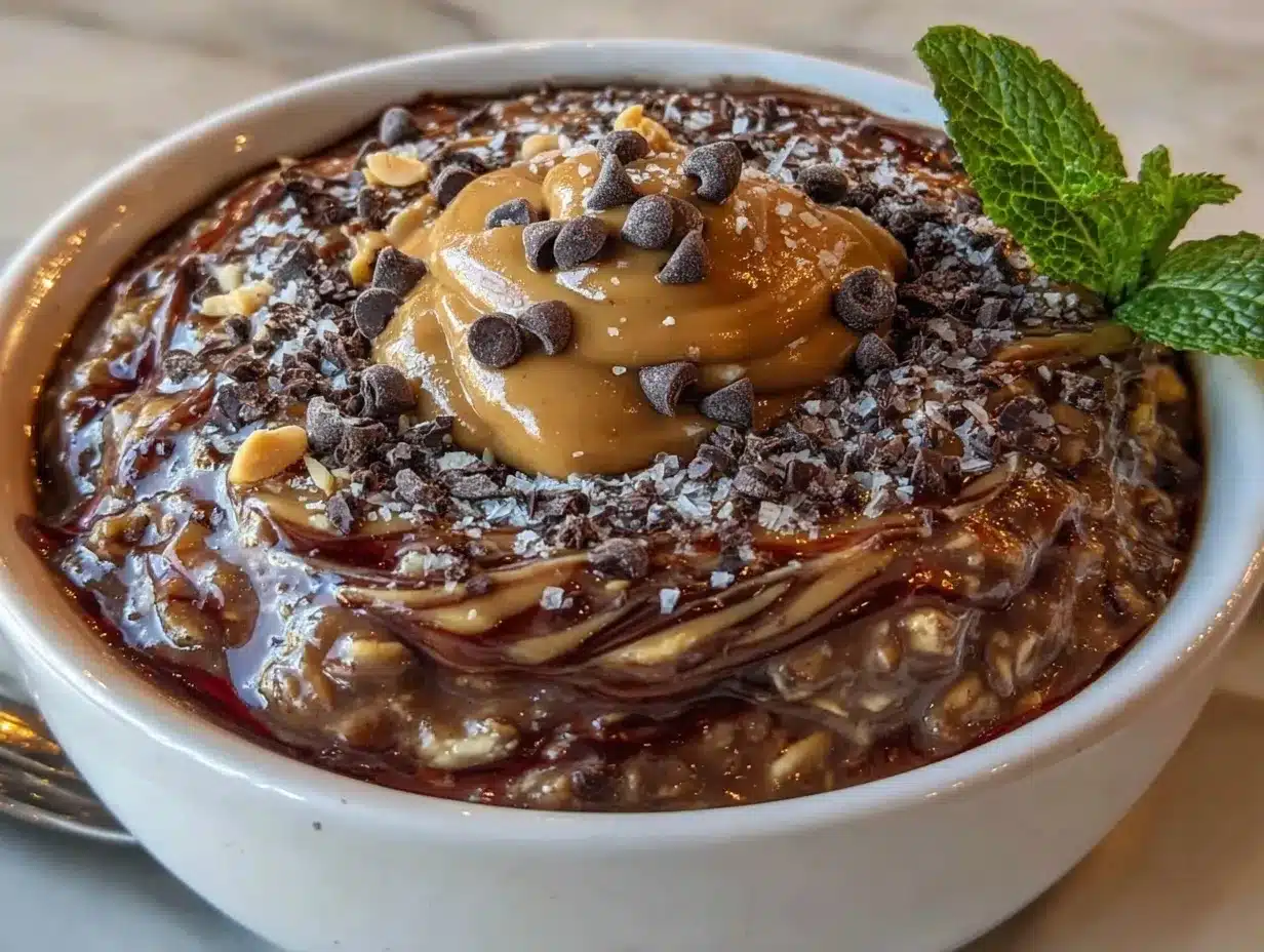 High-Protein Chocolate Peanut Butter Overnight Oats: Foolproof Recipe 4 high-protein chocolate peanut butter overnight oats preparation steps