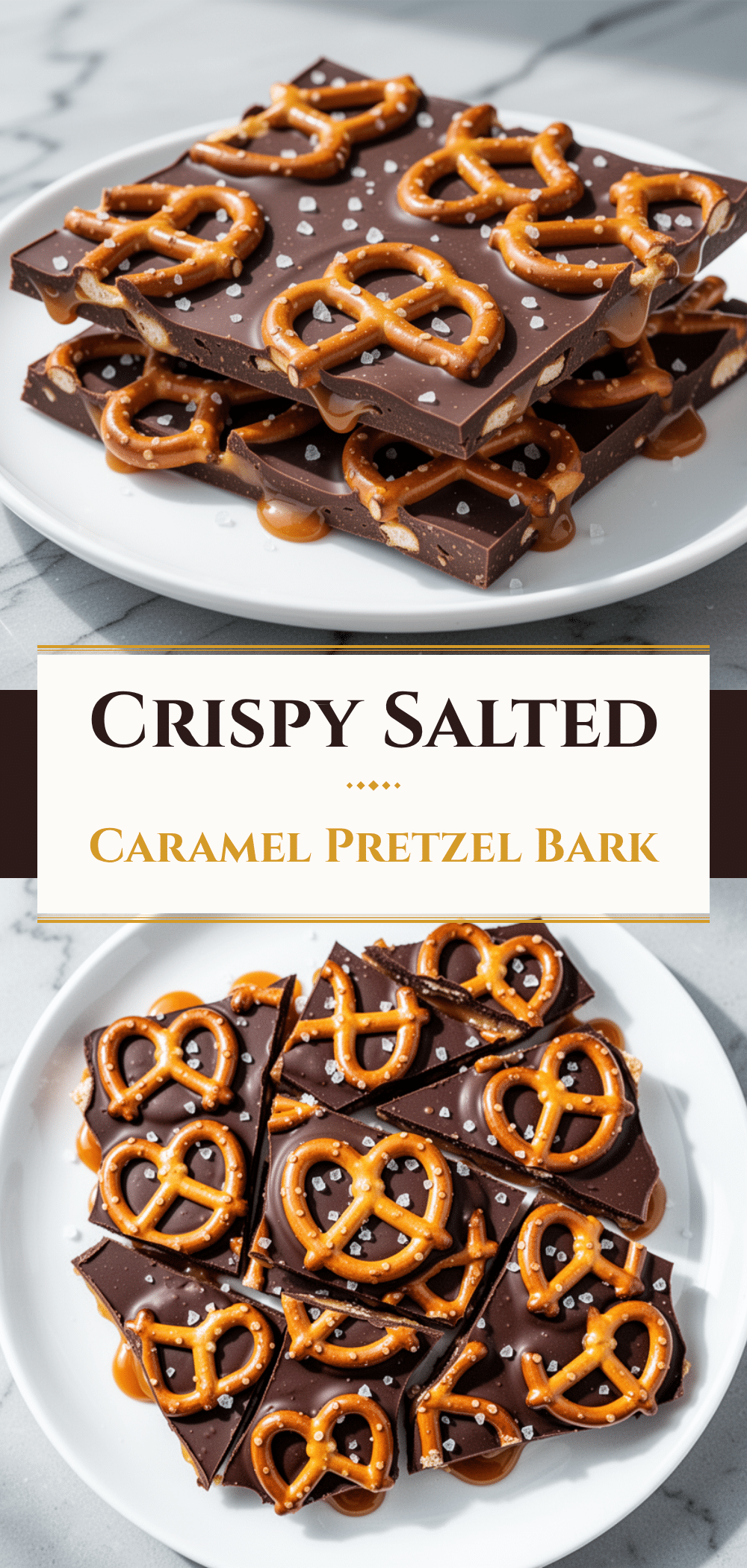 Homemade Salted Caramel Pretzel Bark: Easy Dark Chocolate Recipe 5 homemade salted caramel pretzel bark recipe