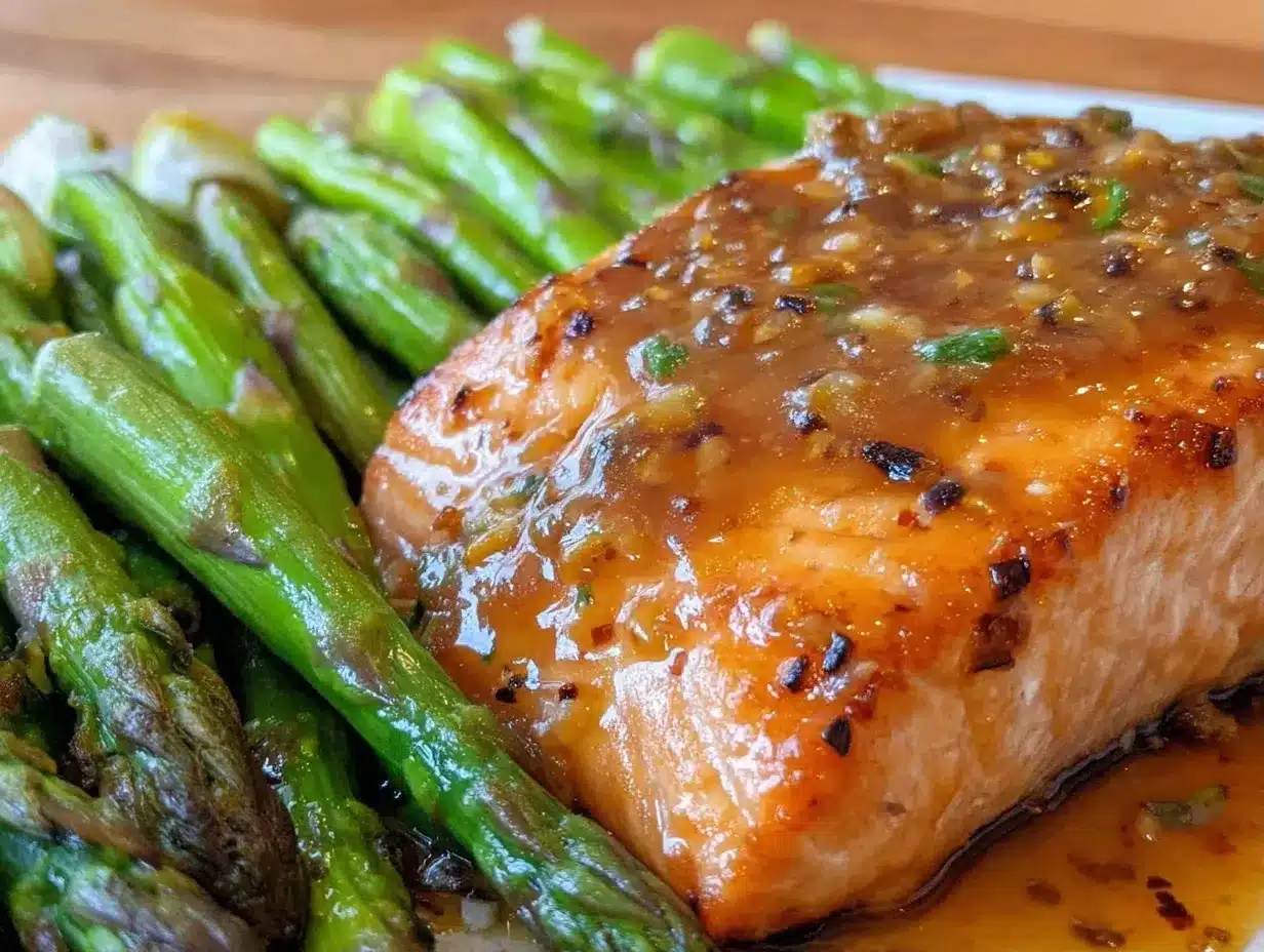 Honey Garlic Glazed Salmon: Easy Sheet Pan for 1-2 4 honey garlic glazed salmon preparation steps