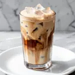 iced brown sugar oat milk shakerato - featured image