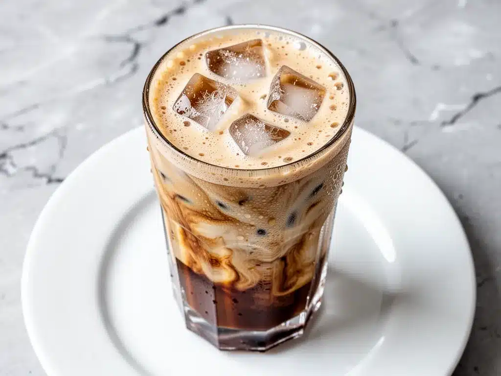 Copycat Iced Brown Sugar Oat Milk Shakerato 4 iced brown sugar oat milk shakerato preparation steps