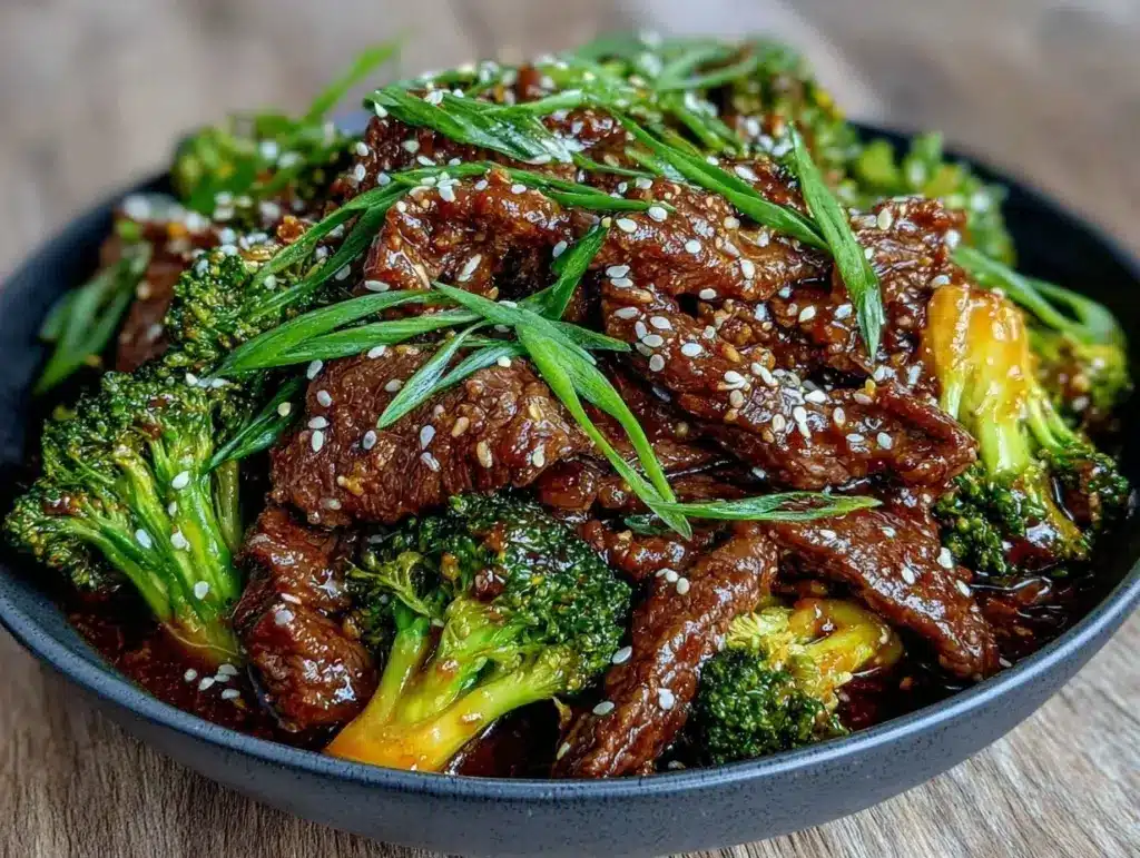 instant pot beef and broccoli - featured image
