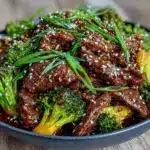 instant pot beef and broccoli - featured image