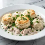 Instant Pot creamy chicken and dumplings - featured image