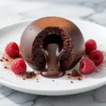 keto chocolate lava cake - featured image