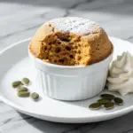 keto pumpkin spice mug cake - featured image
