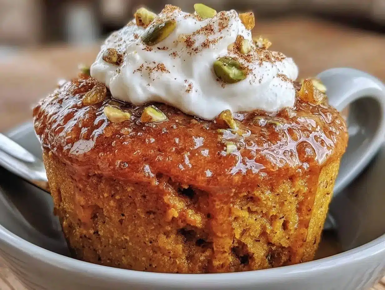 Keto Pumpkin Spice Mug Cake: Best Almond Flour Dessert 4 keto pumpkin spice mug cake preparation steps