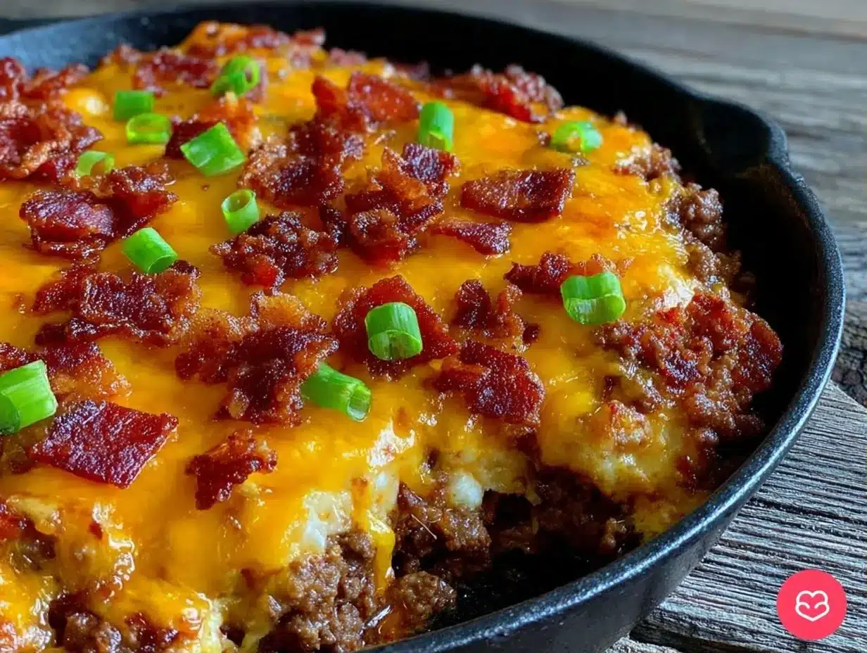 Low-Carb Cheeseburger Casserole: Best Smoked Grill Recipe 4 low-carb cheeseburger casserole preparation steps