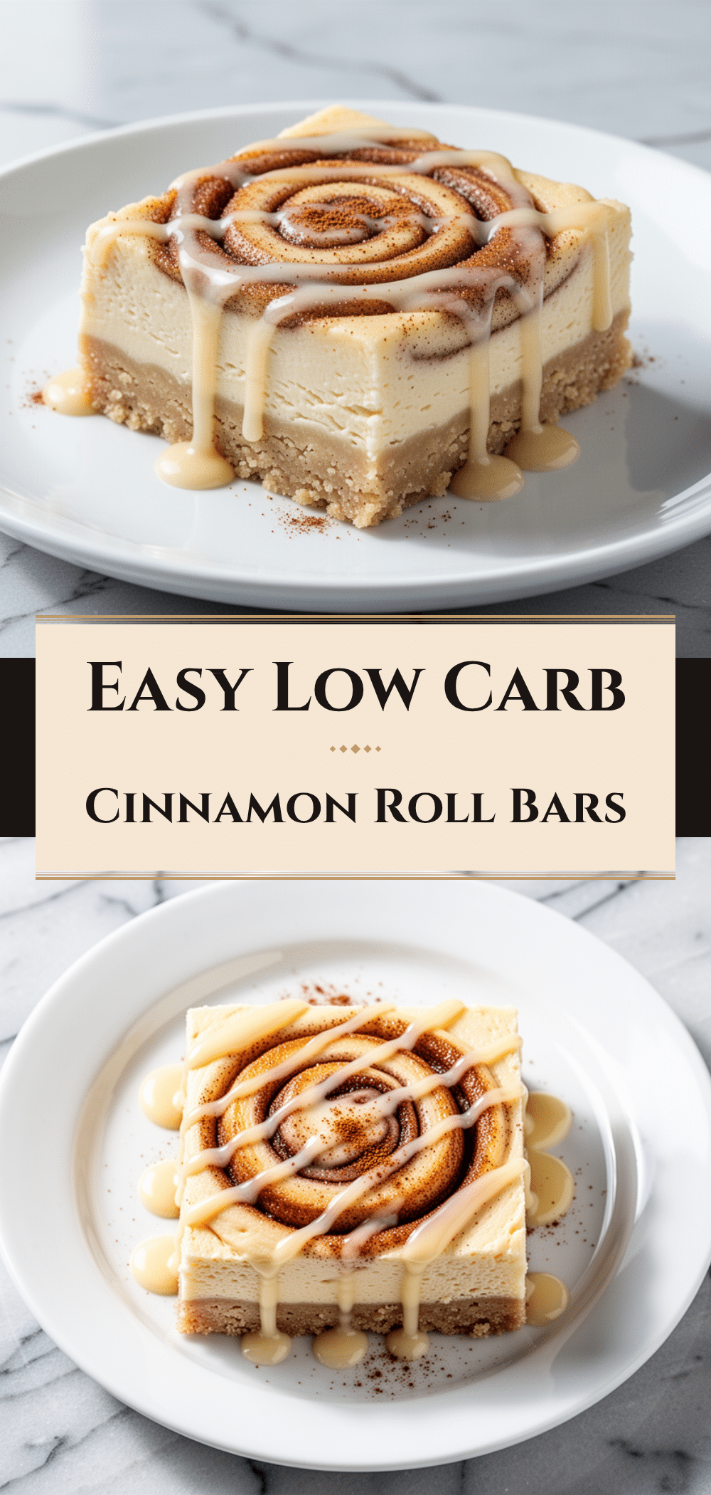 Low-Carb Cinnamon Roll Cheesecake Bars: Best 5-Ingredient Easy Recipe 5 Low-Carb Cinnamon Roll Cheesecake Bars recipe