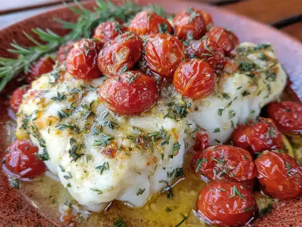 Mediterranean Lemon Herb Baked Cod - featured image