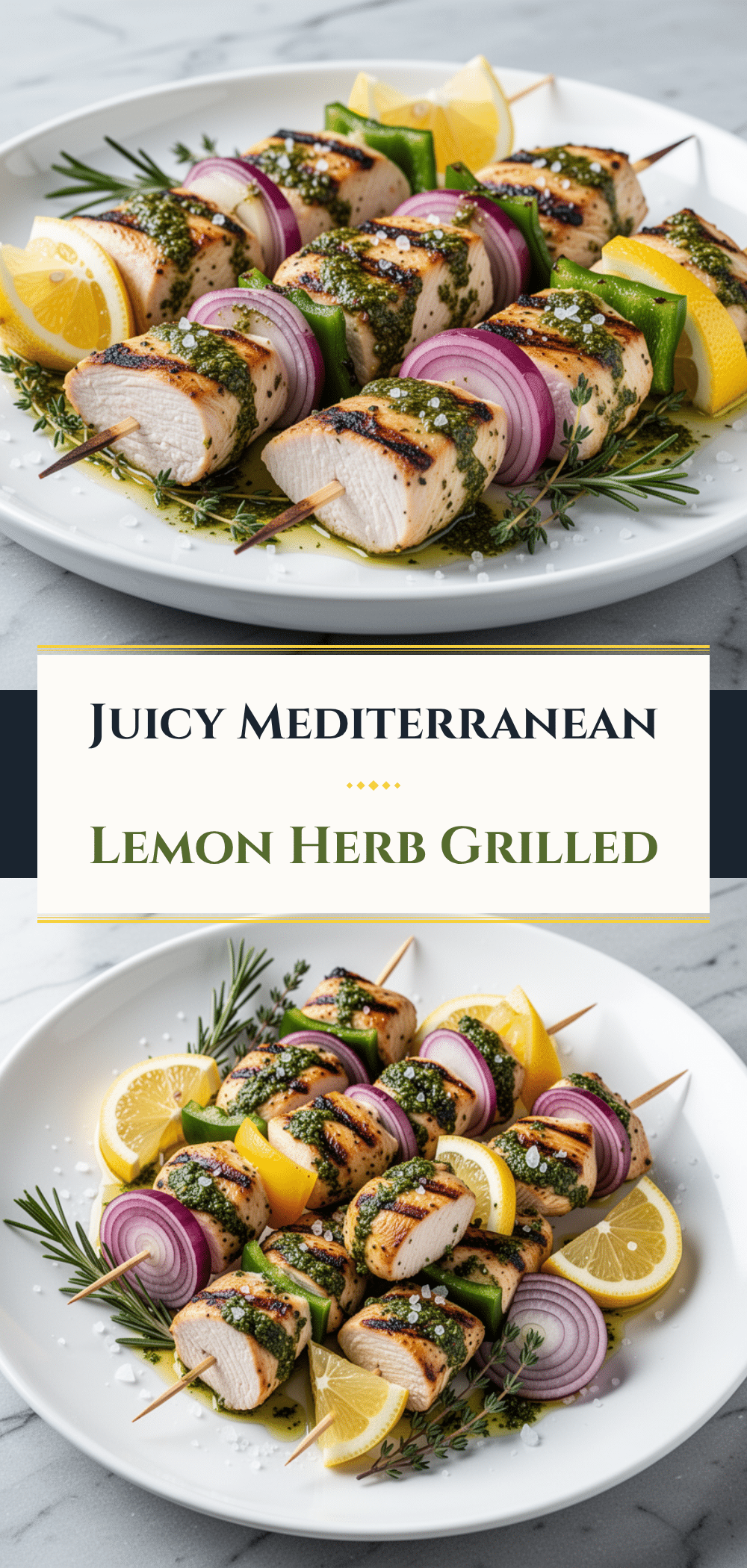 Mediterranean Lemon Herb Grilled Chicken Skewers: Best Summer Dinner 5 Mediterranean lemon herb grilled chicken skewers recipe