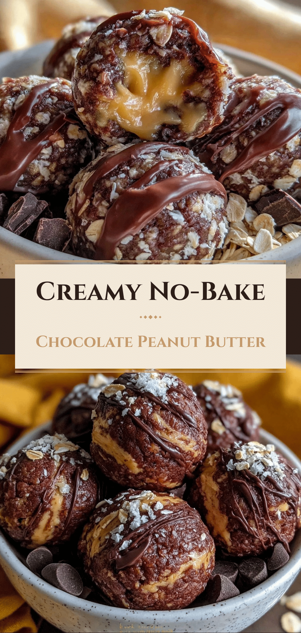 No-Bake Chocolate Peanut Butter Protein Balls: Make While Its Fresh 5 no-bake chocolate peanut butter protein balls recipe