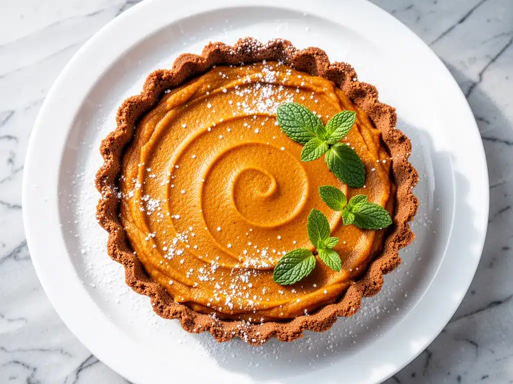 No-Bake Fall Pumpkin Pie: Easy 5-Step Gingersnap Dessert 4 no-bake fall pumpkin pie preparation steps