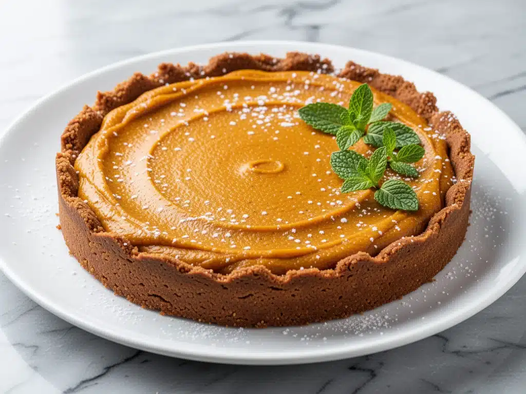 no-bake fall pumpkin pie - featured image