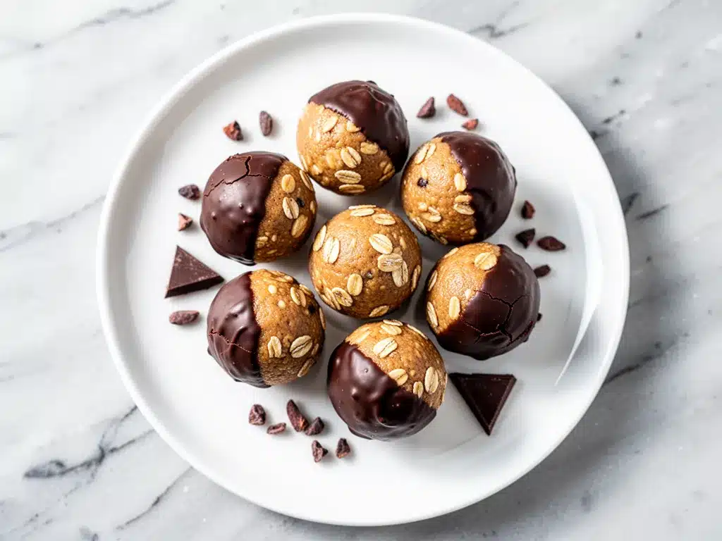 No-Bake Peanut Butter Protein Balls: Easy 5-Ingredient Snack 4 no-bake peanut butter protein balls preparation steps