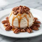 no-churn salted caramel ice cream - featured image