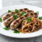 Oktoberfest Beer Braised Bratwurst - featured image