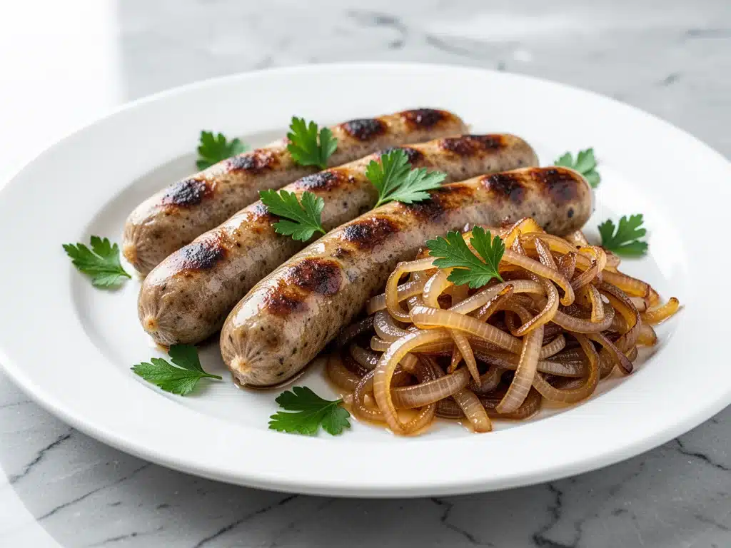 Oktoberfest Beer Braised Bratwurst - featured image