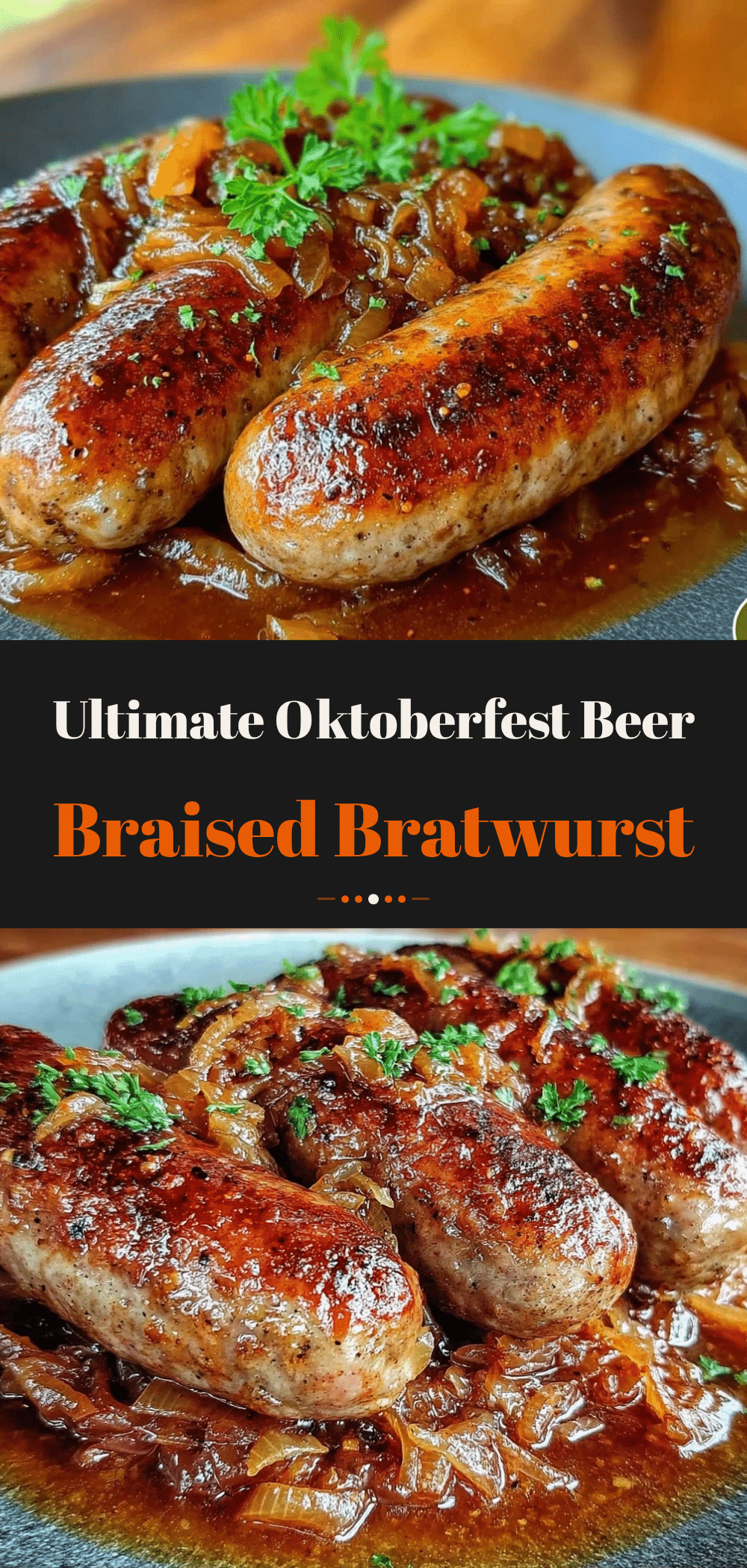 Oktoberfest Beer Braised Bratwurst: Perfect 2-Portion Recipe 5 Oktoberfest beer braised bratwurst recipe
