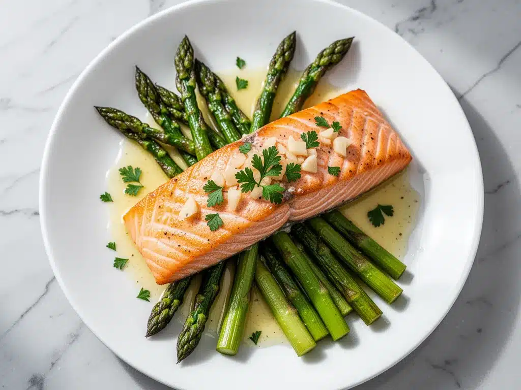 One Pan Garlic Butter Salmon: Easy Weeknight Dinner 4 one pan garlic butter salmon preparation steps
