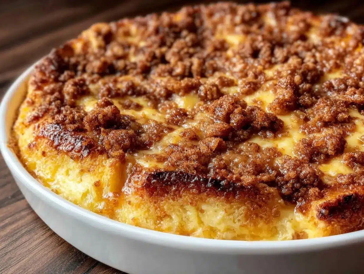 Never-Soggy Overnight French Toast Casserole 4 overnight french toast casserole preparation steps